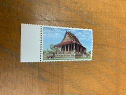 Laos Stamp Temple MNH From Hong Kong - FDC