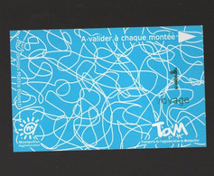 Montpellier (34 Hérault)  Ticket De Transport Magnétique (PPP38099) - Europe