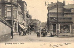 Seraing - Rue De La Station (animée Attelage Edit. Génard 1905) - Seraing