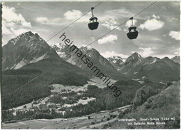 Scuol Schuls Mit Seilbahn Motta Naluns - Foto-Ansichtskarte - Verlag Photoglob-Wehrli AG Zürich - Scuol