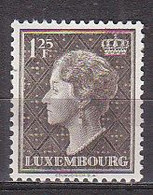 Q3091 - LUXEMBOURG Yv N°418B ** - 1948-58 Charlotte De Profil à Gauche