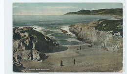 Devon    Postcard  Barricane Beach Woolacombe Mortehoe Postmark Scarce. 1909 Mirror Series - Dartmoor