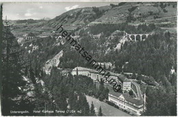 Hotel Kurhaus Tarasp - Verlag Photoglob-Wehrli AG Zürich - Tarasp