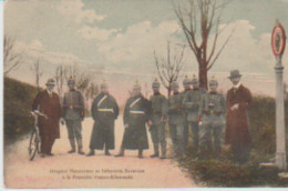 MILITARIA. Frontière Franco-Allemande . Dragons Hanovriens Et Infanterie Bavaroise - Regiments