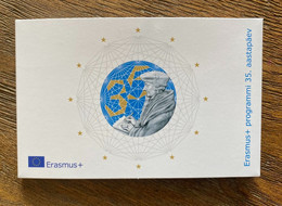 ESTONIE 2022 2 € EURO "35 Ans Programme Erasmus" BU Coincard - Estland