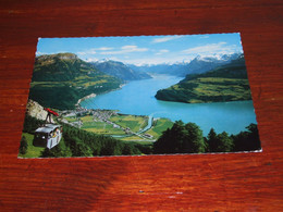 49665-                          LUFTSEILBAHN BRUNNEN-URMIBERG AM VIERWALDSTÄTTERSEE - Wald