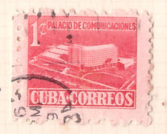 PIA- CUBA - 1957 : Palazzo Delle Poste - (Yv  447) - Gebraucht