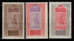 Haut Sénégal Et Niger  - 1914 - Targui   - N° 26 à 28  -  Neufs* - MLH - Unused Stamps