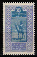 Haut Sénégal Et Niger  - 1914 - Targui   - N° 25  -  Neufs* - MLH - Nuevos