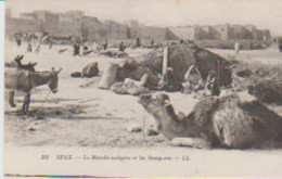 TUNISIE . SFAX . Le Marché Indigène Et Les Remparts ( Anes, Moutons Et Dromadaire ) - Tunisia