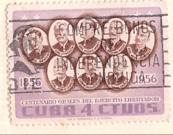 PIA- CUBA - 1957 : Generali Dell' Indipendenza  - (Yv  461) - Gebraucht