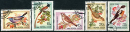 SOVIET UNION 1981 Song Birds Used  Michel 5103-04 - Gebruikt