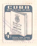 PIA- CUBA - 1957 : Biblioteca Nazionale Josè Marti  - (Yv  466) - Gebraucht