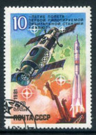 SOVIET UNION 1981 Saljut Space Station Used.  Michel 5060 - Usati