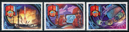 SOVIET UNION 1981 Joint Space Flight With Mongolia MNH / **.  Michel 5052-54 - Nuevos