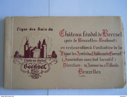 Ligue Des Amis Du Château Féodal De Beersel En Restauration 10 Cartes-vues Carnet Zichtkaarten Boekje - Beersel