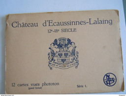 Château D'Ecaussinnes-Lalaing 12 Cartes Vue Phototon Série 1 Nels - Ecaussinnes