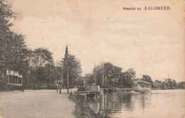 Aalsmeer Ringdijk Met Stoombootje En Molen K3863 - Aalsmeer