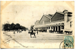 1906 - 45 - LOIRET - ORLEANS - La Gare Et Le Mail - Orleans