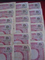 NIGERIA, P  8  ,  1 Pound , ND 1967  ,  Used,   18 Notes ,  Low B Prefixes - Nigeria
