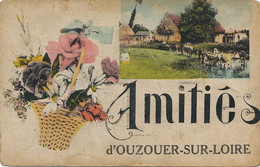 Amitiés De Ouzouer Sur Loire  Paturage Vache Ferme Edit Lenormand - Ouzouer Sur Loire