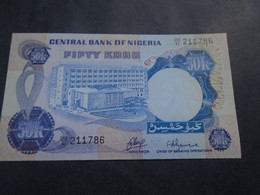 NIGERIA, P  14a + 15a   , 50 Kobo + 1 Naira , ND 1973  ,  UNC + EF, Neuf + SUP - Nigeria