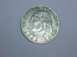 ALEMANIA  2 Marcos Lutero 1933 A (8354) - 2 Reichsmark
