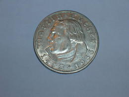ALEMANIA  2 Marcos Lutero 1933 F (8357) - 2 Reichsmark
