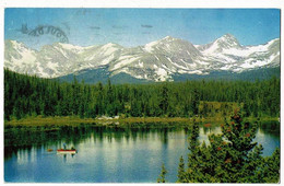 Red Rock Lakes Near Ward, Colorado With The Snow-Capped Fronte Range Forming The Scenic Backdrop - Circulé 1965 - Other & Unclassified