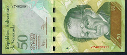 VENEZUELA P92g 50 BOLIVARES 27.12.2012   XF NO P.h. - Venezuela