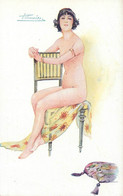 MEUNIER Suranne - ILLUSTRATEUR - FEMME NUE - EROISME - édit; L.E. N° 505 - CARTE  TRES BON ETAT - Meunier, S.