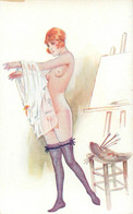 MEUNIER Suranne - ILLUSTRATEUR - FEMME NUE - EROISME - édit; L.E. N° 506 - CARTE  Voir Deux Scans - Meunier, S.