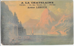 Calendrier 1883 - A La Chatelaine - Arsène LEHOUX - 53, Rue Royale TOURS - Groot Formaat: ...-1900