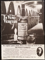 1964 - Whisky HOUSE OF STUART ( Bosca Canelli )- 1 Pag. Pubblicità Cm. 13 X 18 - Spiritus