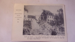 WWII 58  NEVERS BOMBARDEMENT AERIEN DU 16 JUILLET 1944  LYCEE DE NEVERS EGLISE ST PIERRE - Nevers