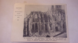WWII 58  NEVERS BOMBARDEMENT AERIEN DU 16 JUILLET 1944  CATHEDRALE - Nevers