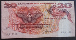 PAPUA ,  P 4,   20 Kina  , ND 1977 ,  VF , RARE: The Only One On Delcampe - Papua New Guinea