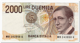 ITALY,2000 LIRE,1990,P.115,VF-XF - 2.000 Lire