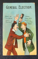 OLD USED POLITICAL FUN CARD FROM 1920s - Partiti Politici & Elezioni