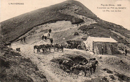 PUY DE DOME -EXCURSION AU PIC DE SANCY -LE PIC VUE DU COL  1910 - Auvergne Types D'Auvergne