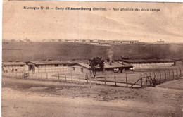 CAMP D'HAMMELBOURG ( BAVIERE ) VUE GENERALE DES DEUX CAMPS - Hammelburg