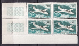 POSTE AERIENNE - YVERT N°35 BLOC De 4 COIN DATE 1959 ** MNH - COTE = 40 EUROS - - Airmail