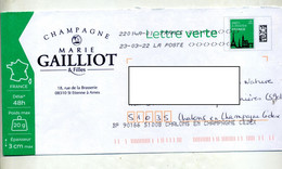 Pap Monument Flamme Chiffree Sous Code Symbole Inegalite Entete Champagne Gaillot Index Tournée Facteur - Listos A Ser Enviados: Otros (1995-...)