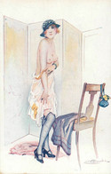 MEUNIER Suzanne - ILLUSTRATEUR - FEMME NUE - EROISME - édit; L.E. N° 500 - CARTE  TRES BON ETAT - Meunier, S.