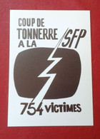 CP Grèves 1979 Société Française De Production Coup De Tonnerre à La SFP 754 Victimes - Evènements