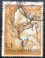 San Marino - C10/31 - (°)used - 1962 - Michel 729 - Alpinisme - Oblitérés