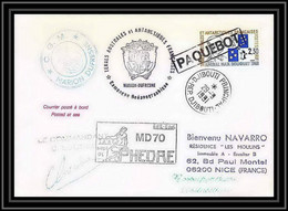 1740 Md 70 Hedre Djibouti Signé Signed Loudes 29/9/1991 Obl Paquebot TAAF Antarctic Terres Australes Lettre (cover) - Cartas