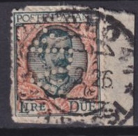 ITALIE -1926 - PERFORES / PERFIN "A.M" Sur FRAGMENT ! YVERT N°145 - Used