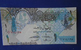 QATAR ,  P 28br,   1 Ryal , ND 2008 ,  UNC Neuf , REPLACEMENT, - Qatar