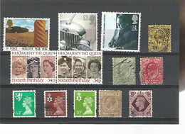 55596 ) Collection Great Britain King  Queen Postmark Syncopated - Verzamelingen